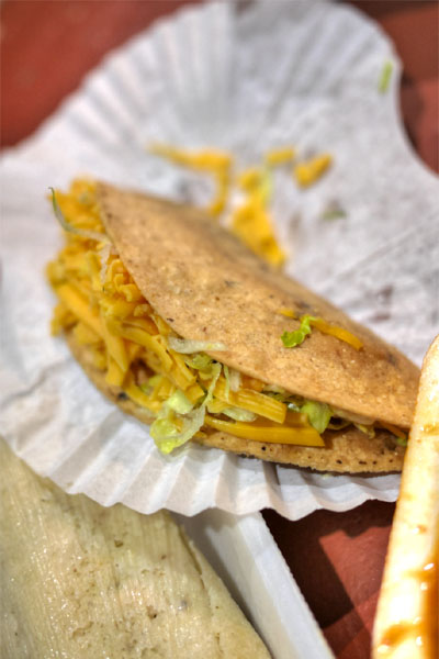 Tito's Taco with Cheese