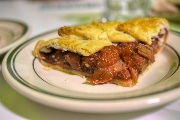 harry's strawberry & rhubarb crostada