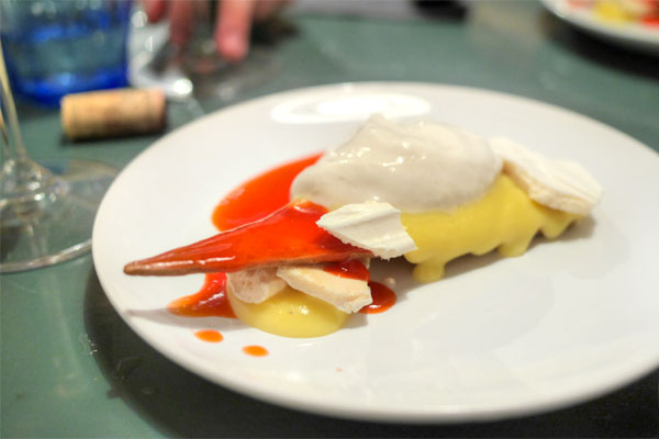 Tarte aux Citron de mon jardin sablé / lait d'amande, french meringue