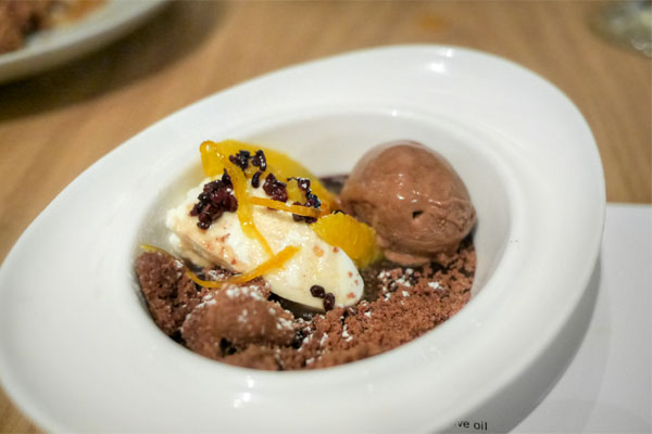 Chocolate posset