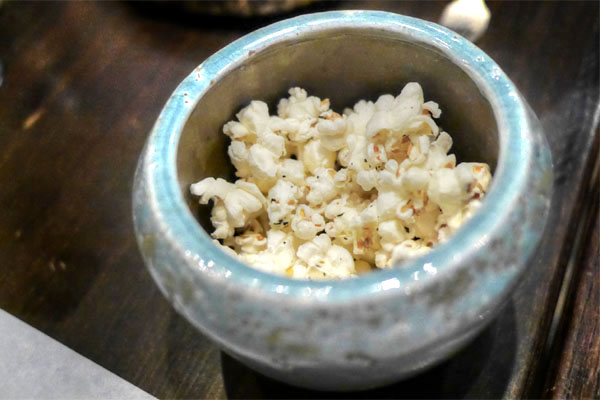 Roasted Garlic and Fresh Thyme Popcorn