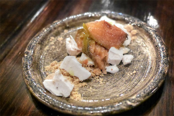 Deconstructed Pear Pie