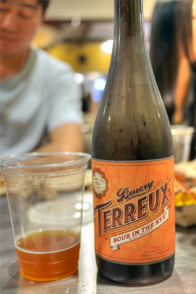 2015 Bruery Terreux Sour in the Rye with Peaches