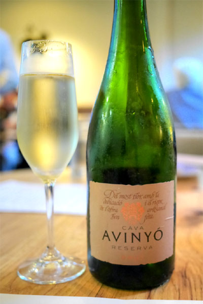 Cava Avinyo Brut Reserva, Penedes, Xarel-lo, Macabeo, Parellada