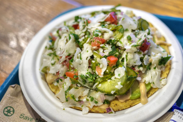 Cauliflower tostada