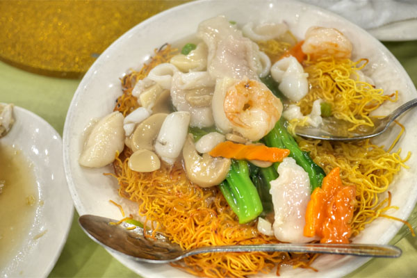 Seafood Chow Mein