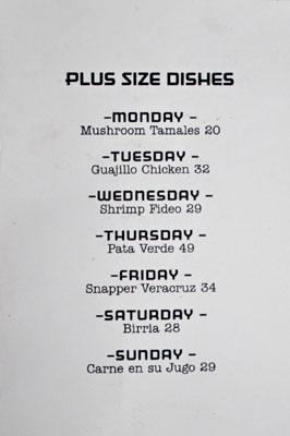 B.S. Taqueria Plus Size Dishes