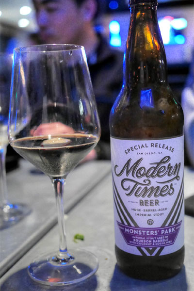 2015 Modern Times Bourbon Barrel Aged Monsters' Park with Coconut and Cacao Nibs