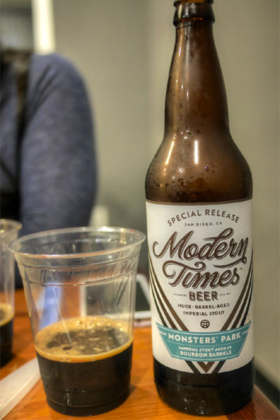 2015 Modern Times Monsters' Park Aged in Bourbon Barrels