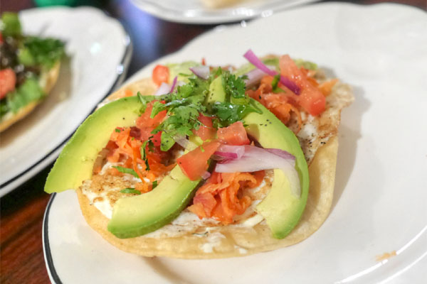 Salmon Tostada