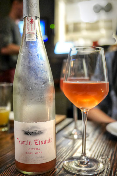 Txomin Etxaniz, Rosé Txakolina, Getaria, Basque 2013