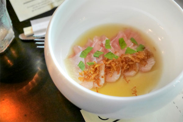 Hamachi Crudo