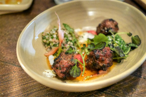 Grilled Lamb Meatballs