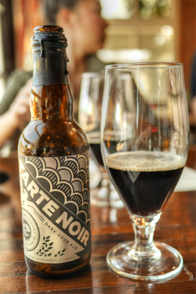 Tarte Noir barrel aged sour black ale