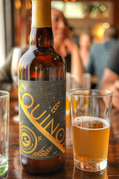 Equinox barrel-aged sour blonde