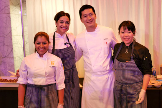 Pastry Chef Frania Mendivil, Executive Chef Paul Lee & Patina Team