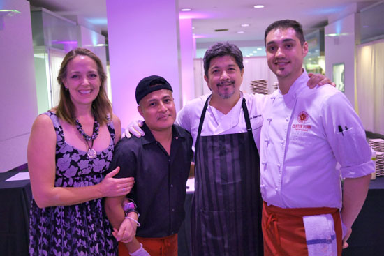 Chef/Owner Andre Guerrero, Chef Clinton Dunn & Maximiliano Team