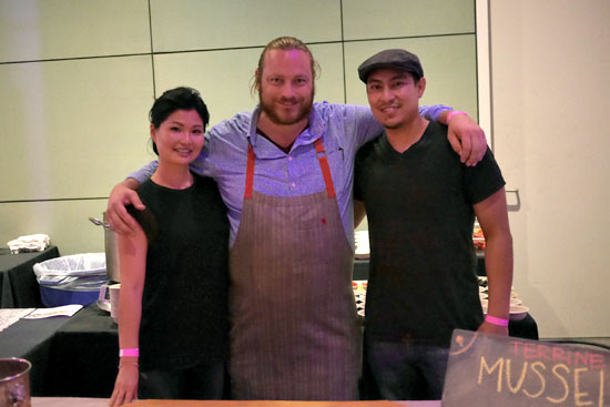 Director of Special Events Christina Lee, Executive Chef Kris Morningstar & Terrine Team