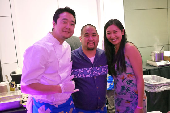 Executive Chef Johnny Yoo, Yoshi, Publicist Andrea Sun