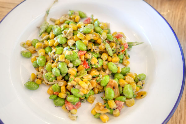 Edamame & Sweetcorn Succotash