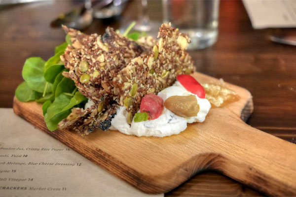 Housemade Cheese & Wild Seed Crackers