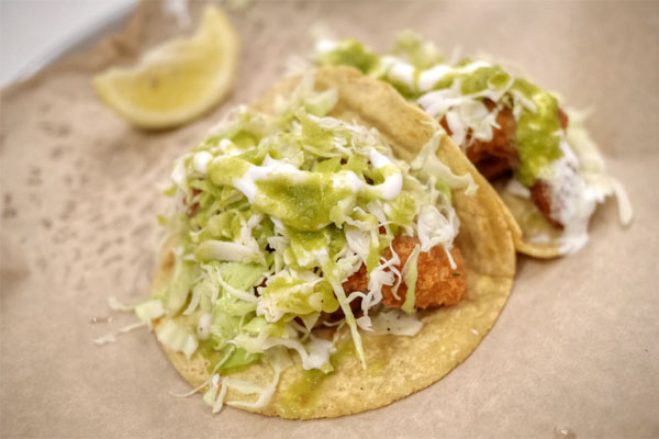 Breaded Shrimp Taco