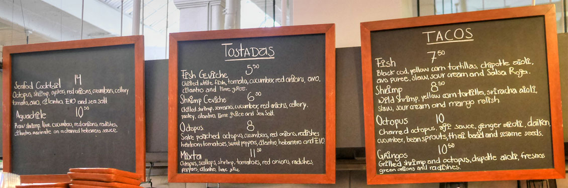 La Tostaderia Menu