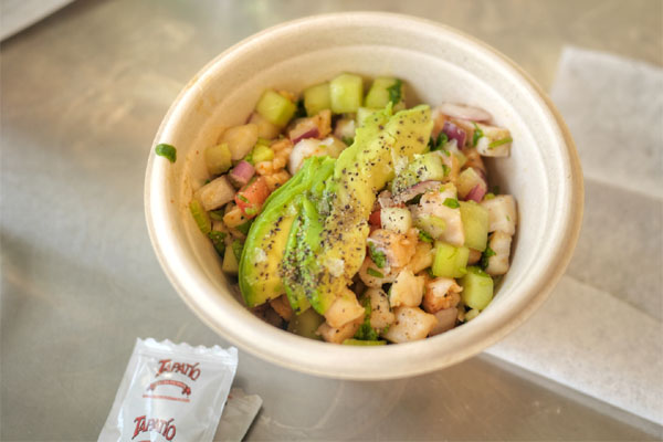 Fish Ceviche Tostada