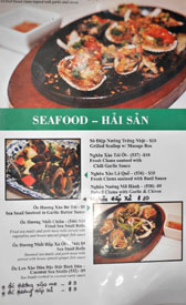 Garlic & Chives Menu: Seafood - Hai San