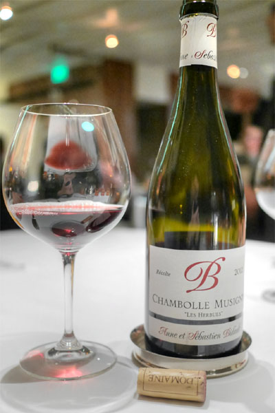 Chambolle Musigny, Pinot Noir, Anne et Sebastien Bidault, France, 2012