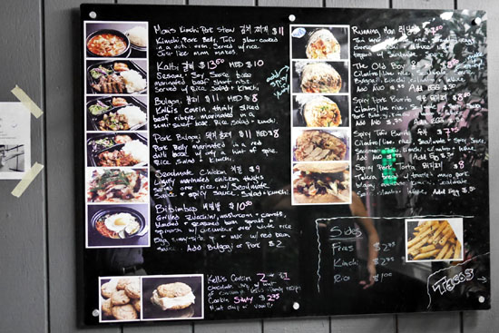 Seoulmate Menu