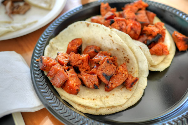 Tacos de Chorizo