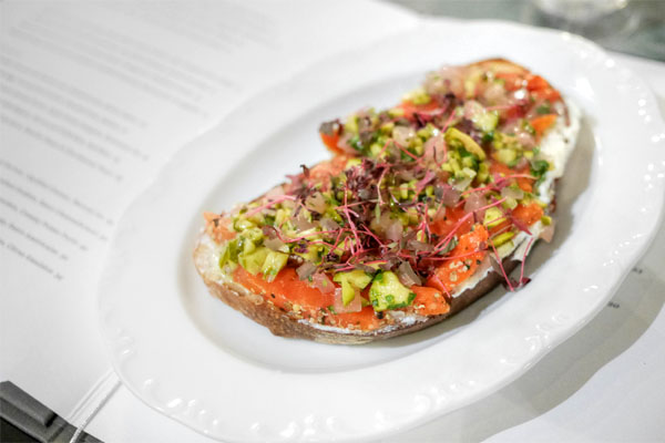 Pastrami-Cured Wild Salmon Tartine