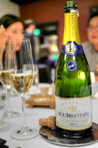 De l'Argentaine, Blanc de Noirs, Champagne, NV