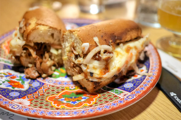 Braised Coca Cola Jackfruit Sandwich