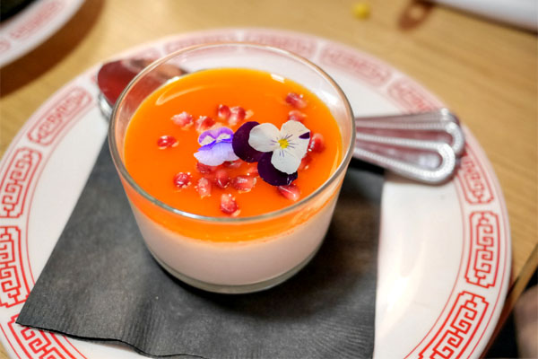 Lychee Panna Cotta