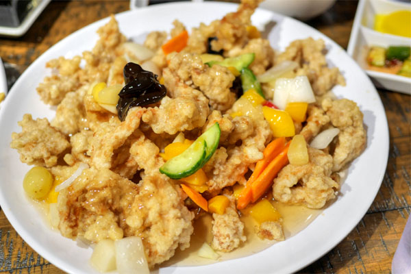 Deep-Fried Pork with Sweet & Sour Sauce