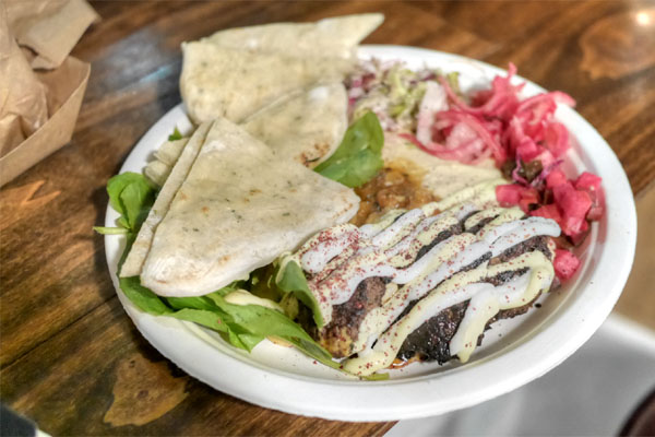 Hummus & Lamb Plate