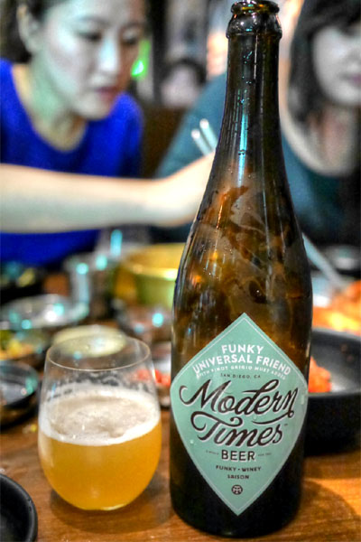 2015 Modern Times Funky Universal Friend with Pinot Grigio Must