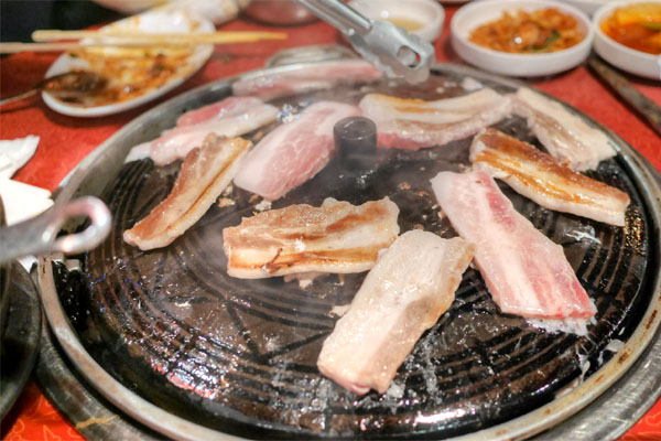 Jeju Pork Belly (Cooking)