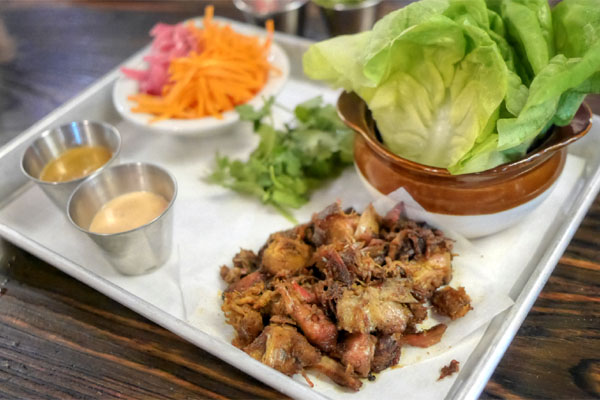 Pork Shoulder Lettuce Wrap