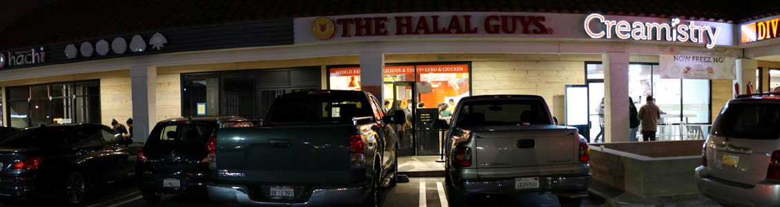 Halal Guys Exterior