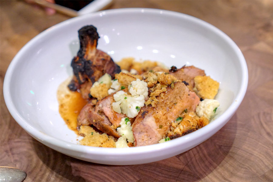 Pork·Cauliflower·Lemon·Caper·Country Bread