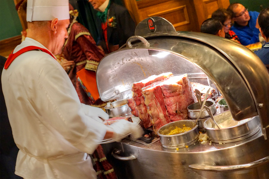 Lawry's Silver Serving Cart