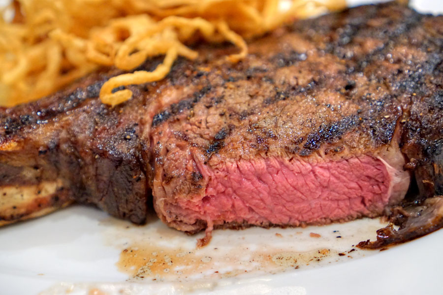 The Lawry's Ribeye Steak - 24 oz. bone-in (Cut Open)