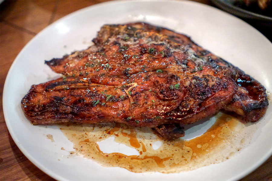 35 Day Aged Lamb Shoulder, Coriander, Mint, Honey