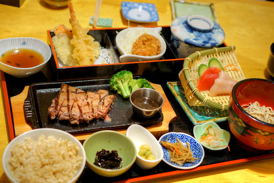 Wagyu Beef Steak Gozen