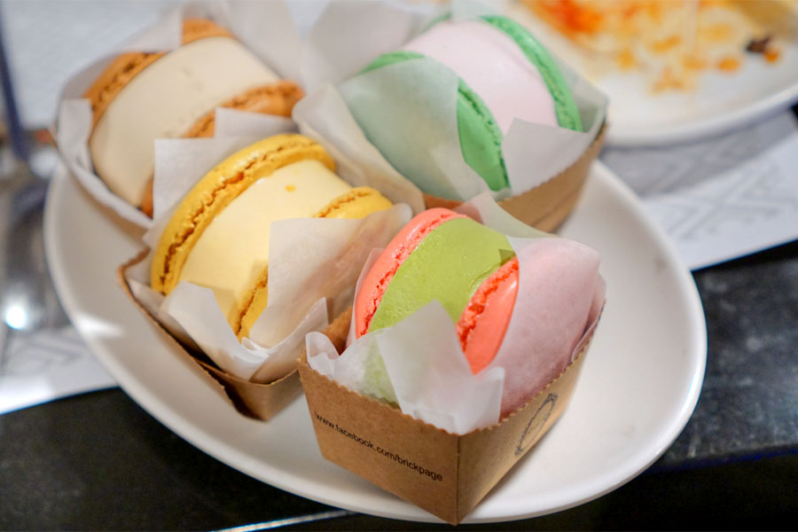 Brick Macaron Ice Cream