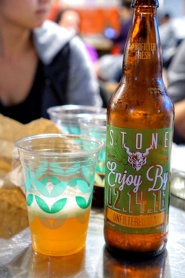 Stone Enjoy By 02.14.16 Unfiltered IPA