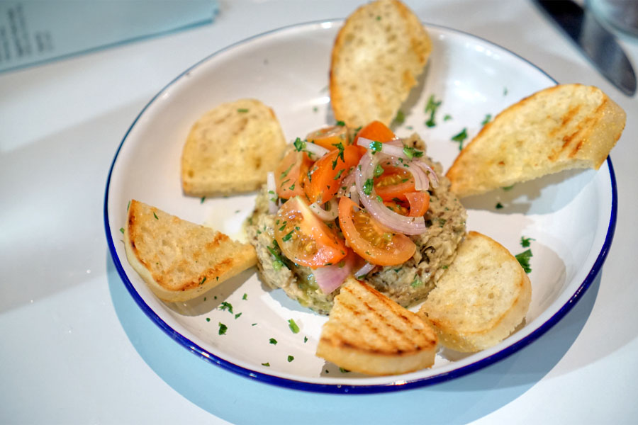 Eggplant-Tahini Salad